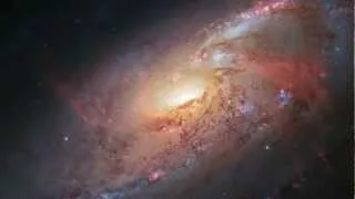 A spiral galaxy with a secret