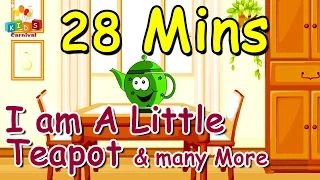 I Am A Little Teapot & More || Top 20 Most Popular Nursery Rhymes Collection