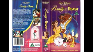 Original VHS Opening and Closing to Beauty and the Beast UK VHS Tape