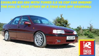 Cavalier GSi 4x4 with 3.0 V6 cop car engine. A real one-off Vauxhall. Full story & road test action!