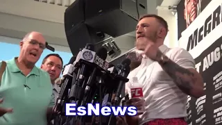 CONOR McGregor How Will He Set Up His Punches Without KIcks - esnews boxing