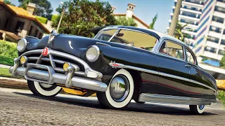 CLASSIC CAR VS NEW POLICE CARS | 1952 Hudson Hornet | Chase Me GTA V