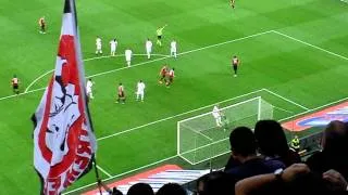 Milan - Roma 2-1 Punizione Ibra Curva Sud Milano