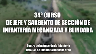 34º Curso de Jefe y Sargento de Sección de Infantería Mecanizada y Blindada