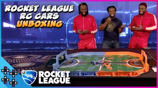 REAL-LIFE ROCKET LEAGUE with HOT WHEELS UNBOXING!