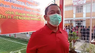 Wali Kota Semarang Meresmikan Lapangan Futsal di Rusun Sawah Besar Semarang Jateng.