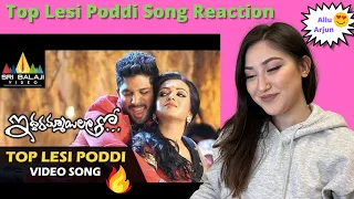 Afghan Girl reacts to Top Lesi Poddi Video Song Allu Arjun, Catherine | Sri Balaji