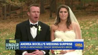 Andrea Bocelli Surprise Wedding Serenade