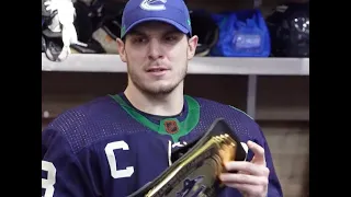 Canucks Championship BELT Goes To Bo Horvat