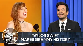 Taylor Swift Makes Grammy History, Tucker Carlson Spotted in Moscow | The Tonight Show