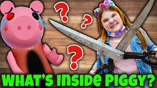 Cutting Open Piggy! What’s Inside Creepy Villain? Carlaylee HD Skit