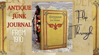 Junk Journal from 1910- Flip Through by Hyperstamper