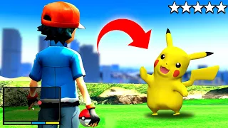 Playing POKEMON In GTA 5! (Can We Find All SECRET Pokemon!?) - GTA 5 Mods Funny Gameplay