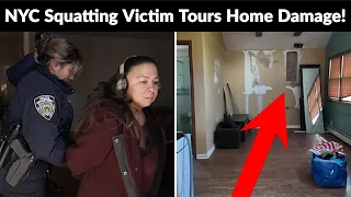 NYC Squatting Victim Gives Tour Of The DAMAGE Done To Her Home!