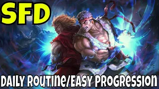 Street Fighter Duel - My Daily Routine/Easy Ways To Progress