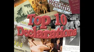 10 most ridiculous declarations from the Watchtower