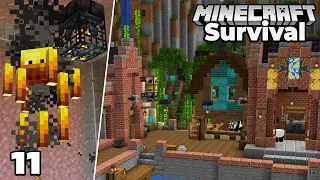 Let's Play Minecraft Survival : PORT TOWN & Blaze Farm : Episode 11
