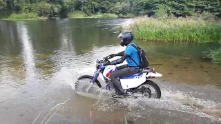 YAMAHA TTR250 река. Сережа, Брод.