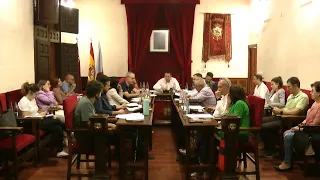 Pleno Municipal Ordinario de Mula de 27 de octubre de 2022