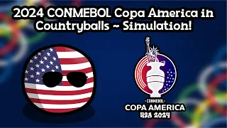 2024 CONMEBOL Copa America (USA) in Countryballs!