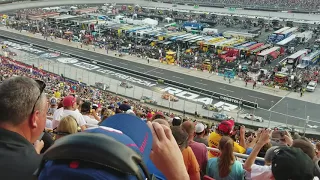 Starting lineup for the Bristol Night race