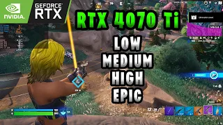 RTX 4070 Ti | Fortnite Season 2 | Benchmark | 2k res