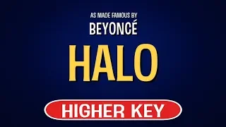 Beyonce - Halo | Karaoke Higher Key