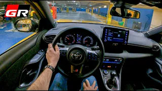 Toyota Yaris GR Night Driving (261 HP) | POV Test Drive #729 Joe Black