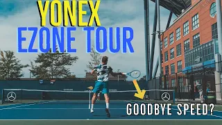 Yonex EZONE TOUR First Impressions - My Next Racket?? (From the US Open 2020) | Tennis Racket Review