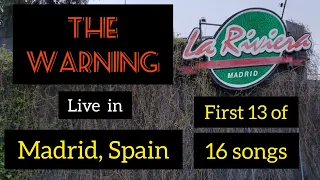 MADRID, SPAIN - First 13 of 16 songs @thewarning 4/4/24 #livemusic #tour #fyp #martintw