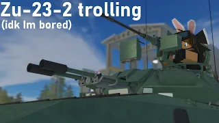 Minor amount of Zu-23-2 Trolling | Cursed Tank Simulator (Tanmk)