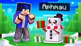 Playing Minecraft As A Helpful Snowman!