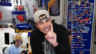xQc Reacts to Exploding Glitter Bomb 4.0 vs Package Thieves - Mark Rober