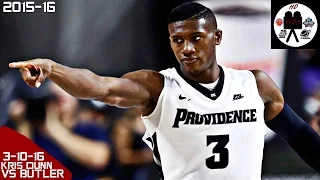 Kris Dunn Full Highlights BIG EAST Tourn vs Butler (3-10-16) 15 Pts 7 Asts