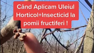 ✅✅✅Când și cum Aplicam Uleiul Horticol+insecticid la Pomii Fructiferi 🌳🌳🌳🍎🍏✅✅✅