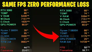 How to LOWER RYZEN CPU Temperatures | No FPS Drop | Asus TUF A15 2021 | RTX 3060 + Ryzen 7 5800H