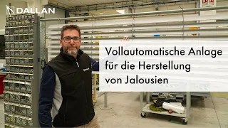 Vollautomatische Anlage für die Herstellung von Jalousien - DALLAN D48