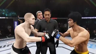 Oxxxymiron vs. Bruce Lee (EA sports UFC 2) - CPU vs. CPU - Crazy UFC 👊🤪