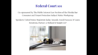 Federal Court 101