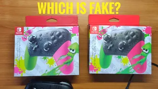 Bought a fake Nintendo Switch Pro Controller, so you don't have to (Splatoon 2 edition)