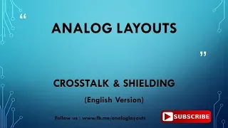 CROSSTALK & SHIELDING  - English Version