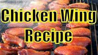 Smoked Fried Chicken Wings + Blue Cheese Dip + Sauce Recipe - BBQFOOD4U