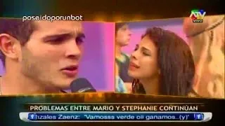 COMBATE: Mario Irivarren Renuncia a COMBATE. Mario y Stephanie PELEAN. SEGUNDA PARTE 25/01/13