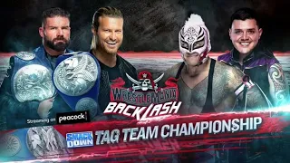 WrestleMania Backlash 2021 - Dirty Dawgs vs The Mysterios Match Card