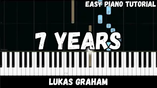 Lukas Graham - 7 Years (Easy Piano Tutorial)