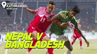 Highlights - Nepal v Bangladesh | Men's Football | 13th South Asian Games 2019