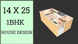 14 X 25 छोटा पर बहुत ही अच्छा घर का नक्शा ll 14 X 25 ghar ka naksha ll 350 Sqft Small house plan