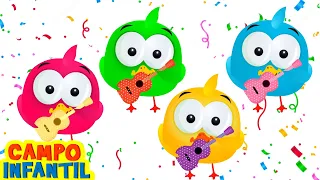 Aprender colores | ¡Coloreemos un patito con muchos colores!  @campoinfantil