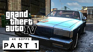 GRAND THEFT AUTO 4 Walkthrough Gameplay Part 1 - (PC 4K 60FPS) RTX 3090 MAX SETTINGS