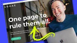 Single Page Website Tutorial | The Easiest 1-Page Website Ever, Step-by-Step!